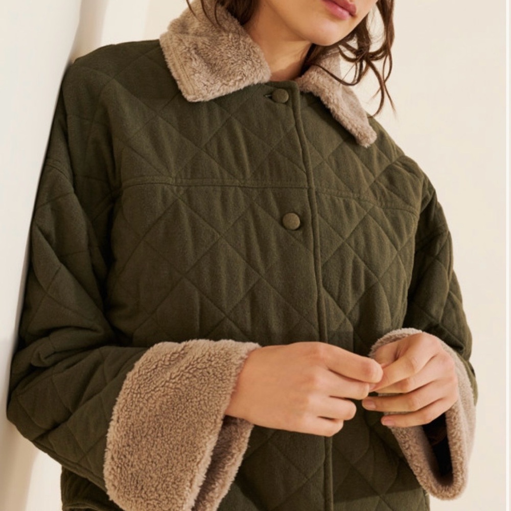 En Elly Quilted Puffer Jacket Size M